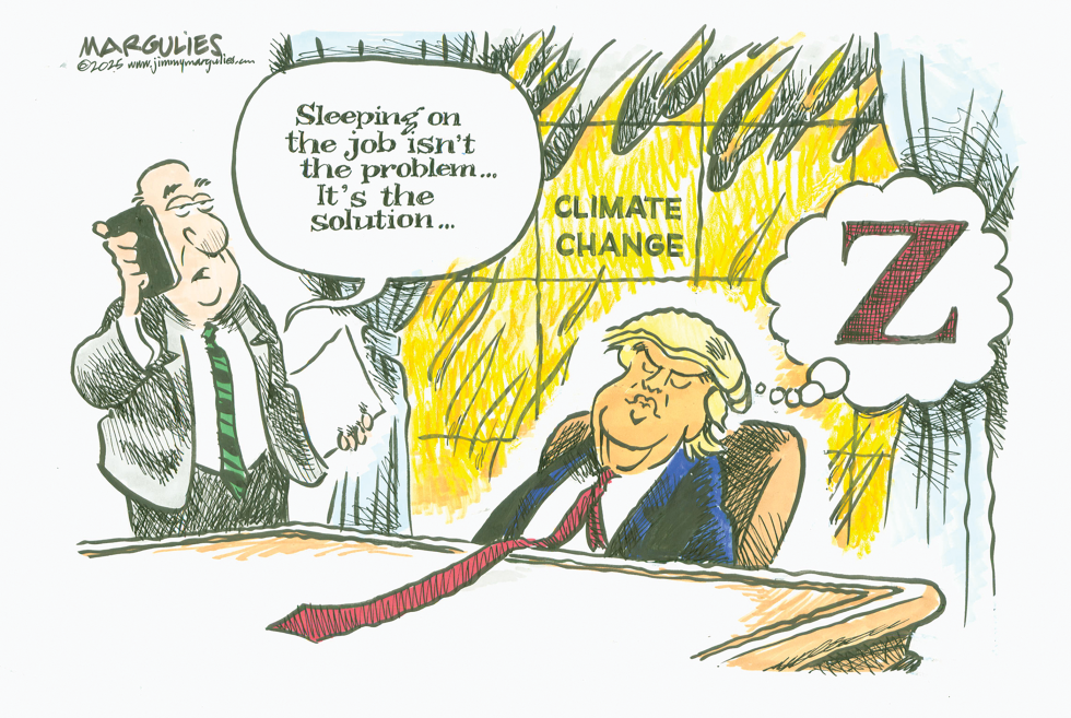 Trump Asleep on the job