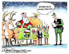 ELVES AND ICE by Dave Granlund