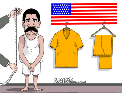 THE U.S. PREPARES MADURO’S ORANGE JUMPSUIT by Arcadio Esquivel
