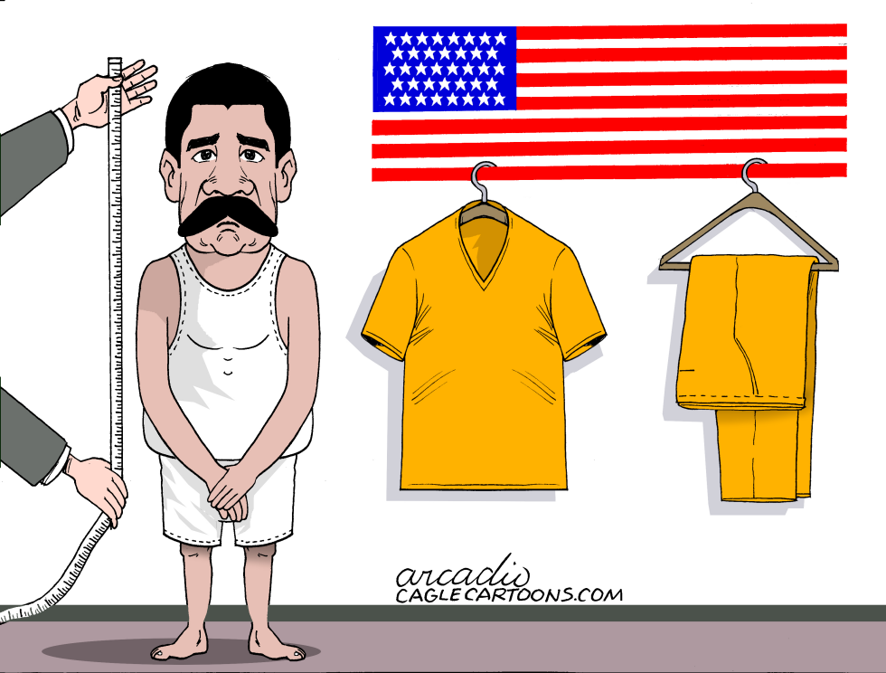 The U.S. prepares Maduro’s orange jumpsuit.