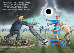 TRUMP FIGHTS DEMOCRACY HATERS IN THE EU by Marian Kamensky