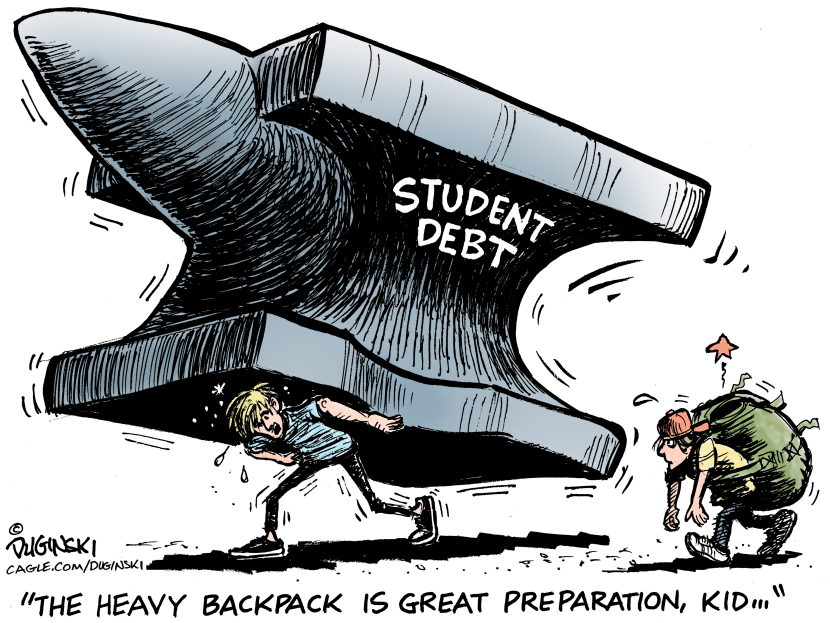 The students' burden
