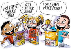 FIFA PEACE PRIZE by Dave Whamond