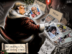 TRUMP'S NAUGHTY AND NICE LIST by Sean Delonas