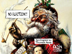 NO ELECTION by Terry Mosher