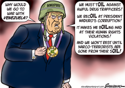 TRUMP'S IS TOILING FOR A WAR WITH VENEZUELA by Steve Greenberg