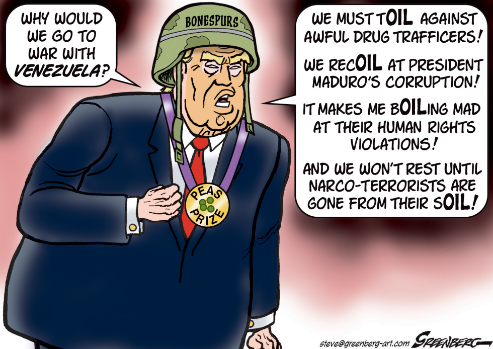 Trump's is tOILing for a war with Venezuela