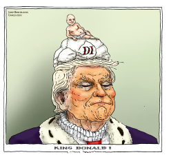 KING DONALD WITH FIFA HELP by Joep Bertrams
