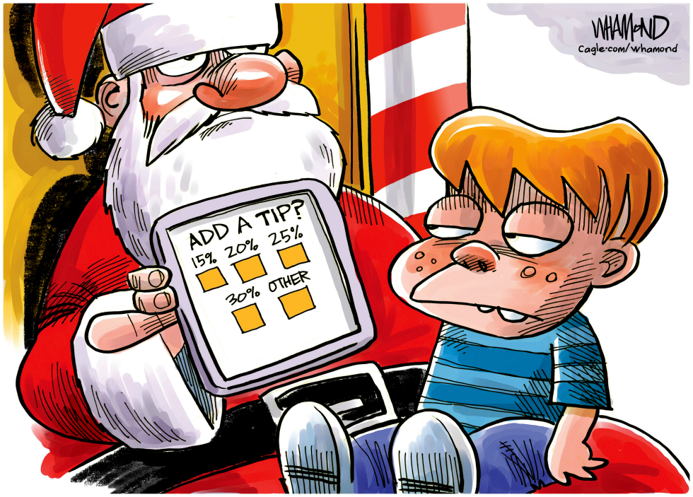 Remember to tip your Santa