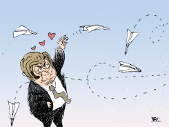 MILEI BUYS FLYING JUNK by Becs