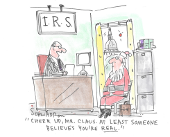 SANTA CLAUS IS REAL by Harley Schwadron