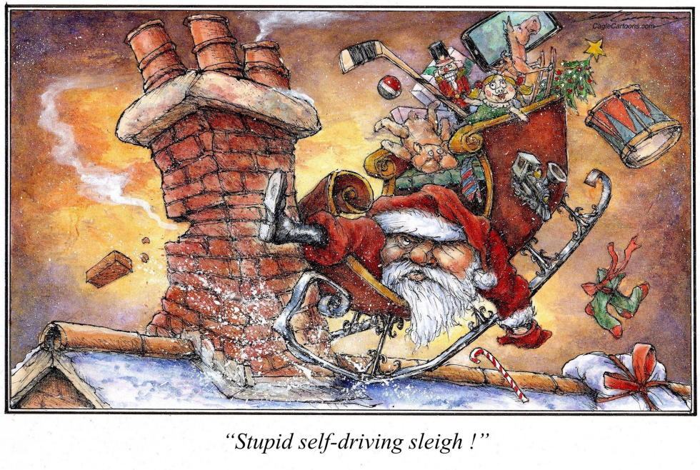 Self-driving sleigh