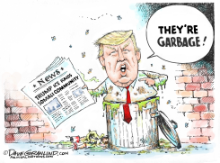 TRUMP CALLS SOMALIS GARBAGE by Dave Granlund