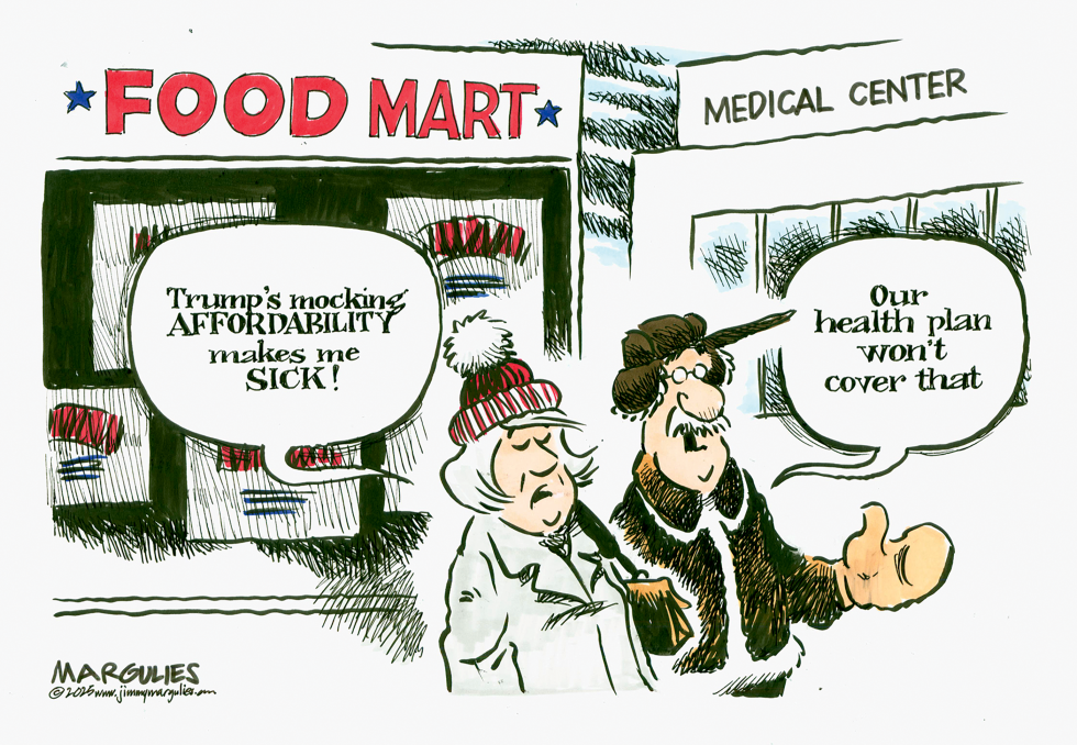 Trump mocks affordability issue