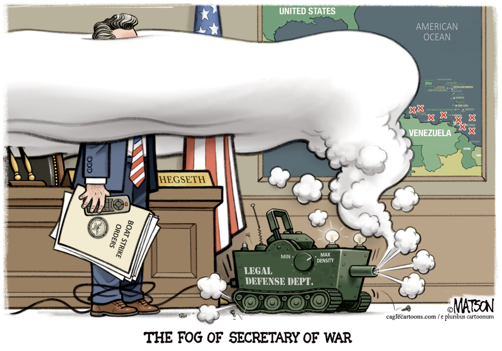 Secretary Of War Pete Hegseth Fog Machine