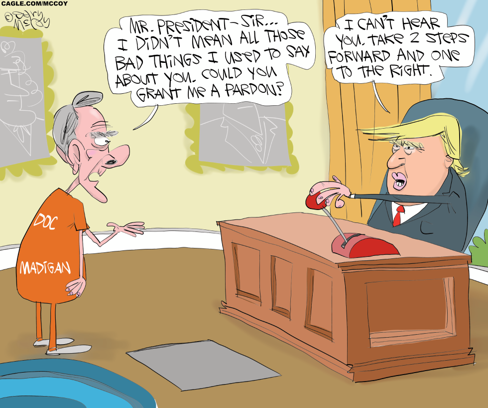 Madigan Asks Trump For Pardon