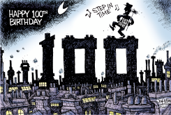DICK VAN DYKE by Joe Heller