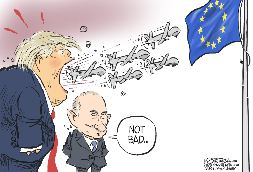 Verbal attacks on Europe