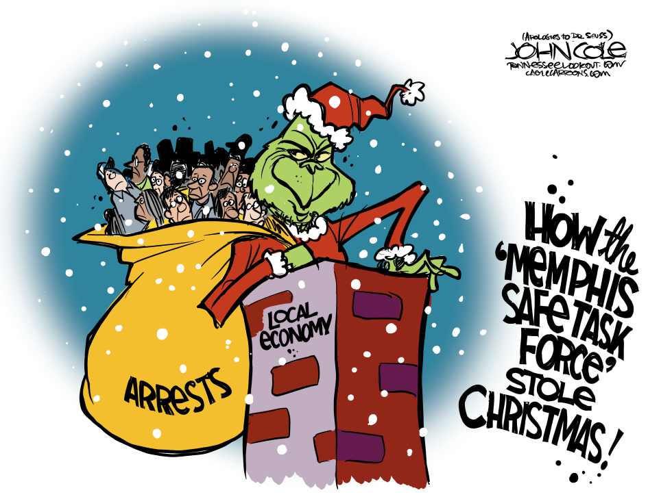 TN Memphis Safe Task Force and Christmas economy
