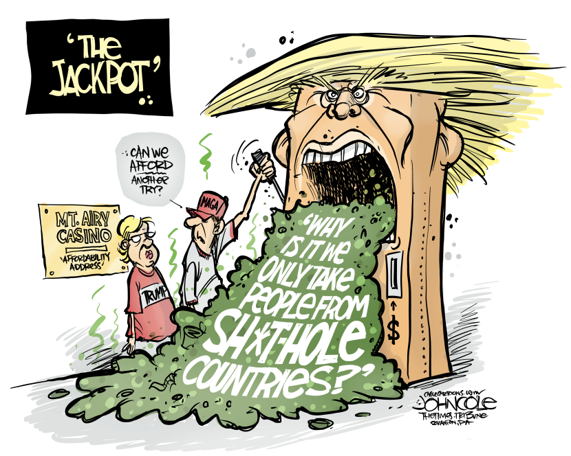 PA MAGA hits the racist racist jackpot at casino