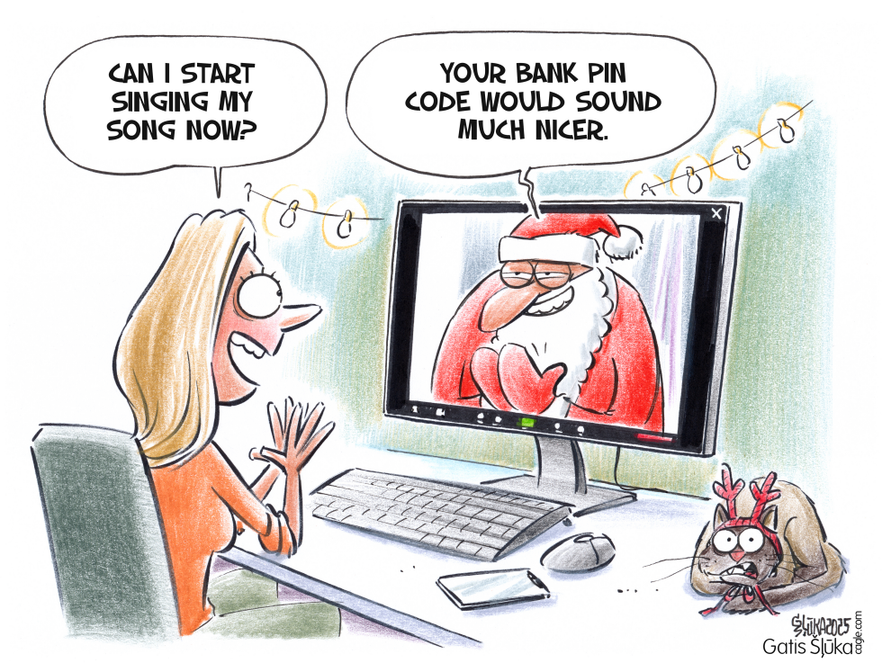 Fake Santa Claus tries to scam you out of money