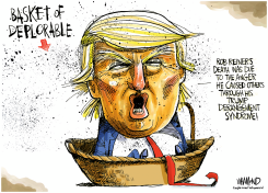 TRUMP'S COMMENTS ON ROB REINER'S DEATH by Dave Whamond
