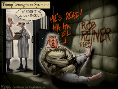 TRUMP REACTION TO ROB REINER'S DEATH by Sean Delonas