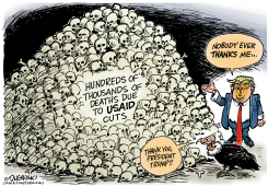 DEATH TOLL FROM TRUMP'S USAID CUTS by Paul Duginski