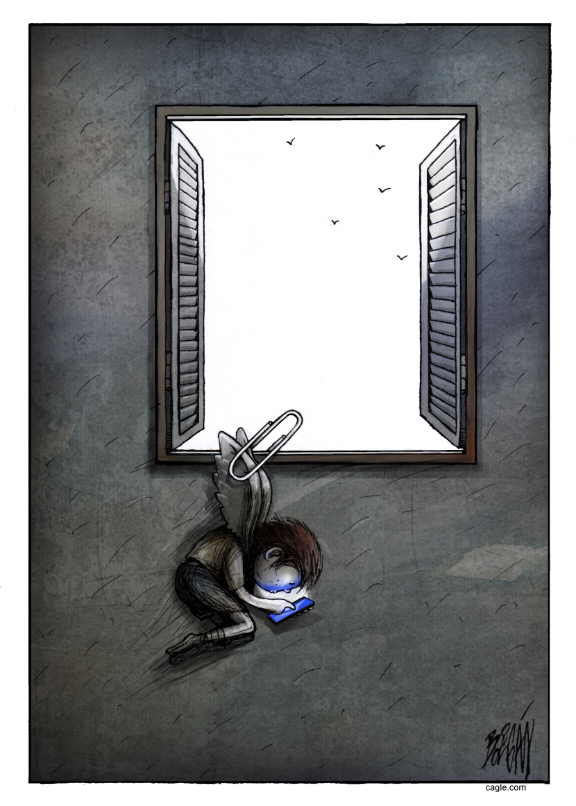 TRAPPED IN THE NET