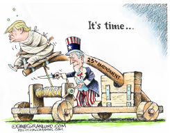 TRUMP AND 25TH AMENDMENT by Dave Granlund