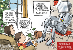AN ELF OR A ROBOT by Jeff Koterba