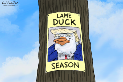 LAME DUCK SEASON WANTED POSTER by Ed Wexler