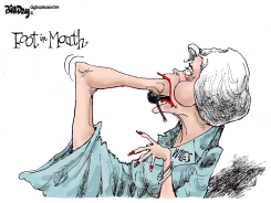 FOOT IN MOUTH by Bill Day