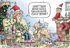 GROUCH ON THE COUCH by Joe Heller