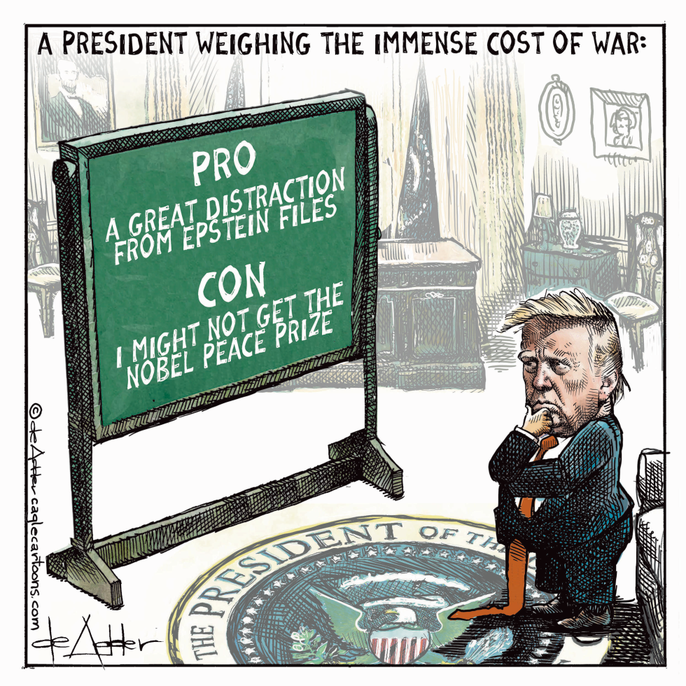 Trump weighing the cost of war wit Venezuala