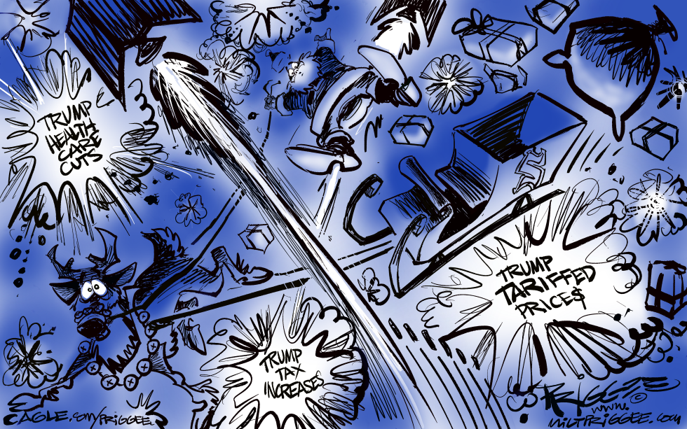 Santa VS. Trump flak