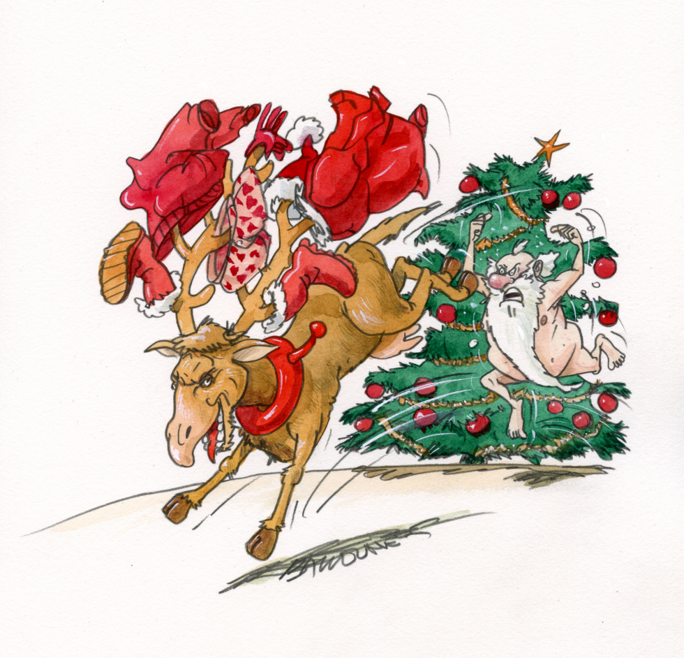 Santa shower