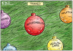 TRIMMED ECONOMIC TREE by Christopher Weyant