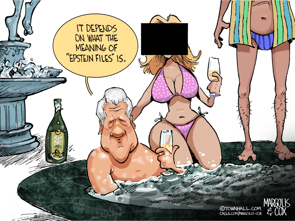 Bill Clinton Epstein Files Cartoon Parodies Famous Quote Amid Document Release