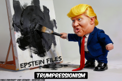 TRUMP PAINTING by Bart van Leeuwen