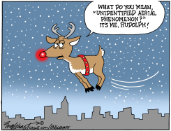 THE RED-NOSED REINDEER by Bob Englehart