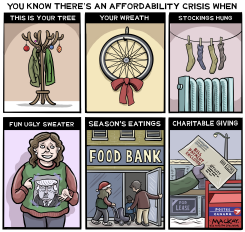 AFFORDABILITY CRISIS CHRISTMAS by Graeme MacKay