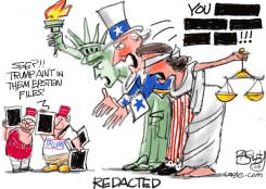REDACTED EPSTEIN FILES by Pat Bagley