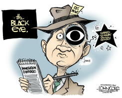 CBS NEWS' BLACK EYE by John Cole