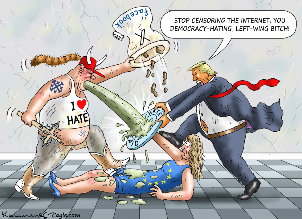 TRUMP BANS THE EU FROM DEFENDING ITSELF