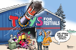 TARIFFS STOLE THE FESTIVAL  by Paresh Nath