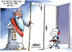 THE A.I. NEW YEAR by Dave Whamond