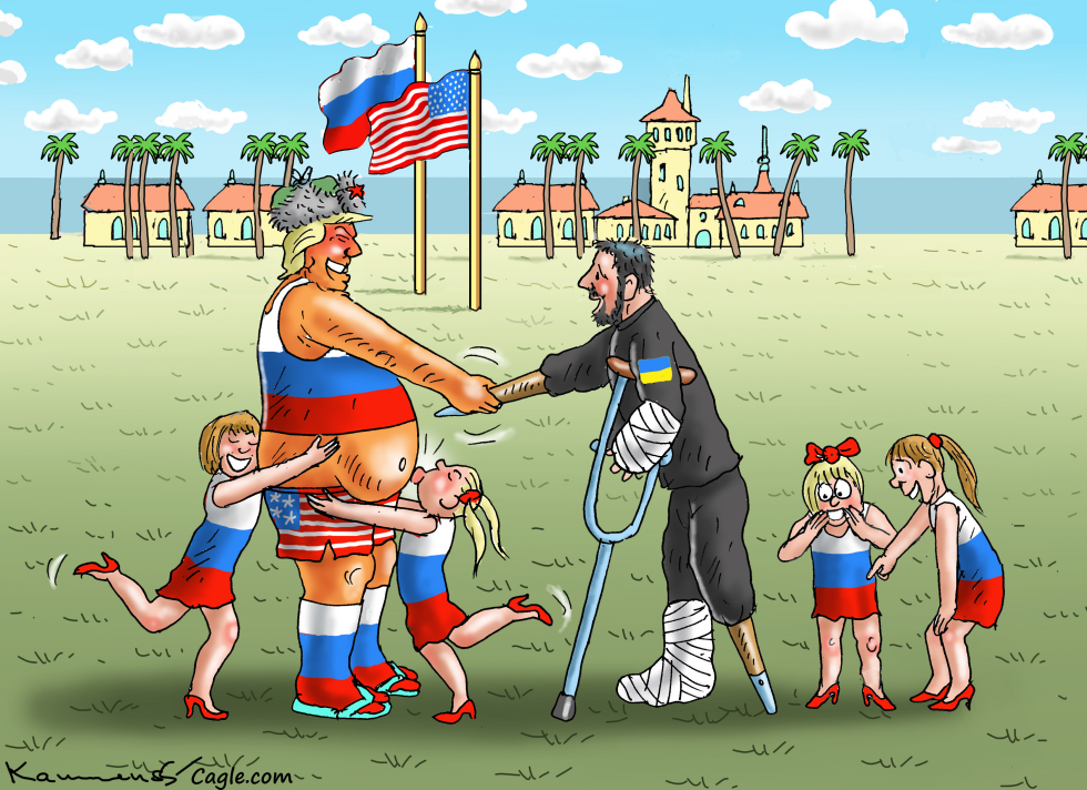 ZELENSKYY VISITS MAR-A-LAGO PARADISE