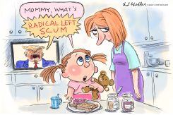 RADICAL LEFT SCUM LITTLE GIRL by Ed Wexler