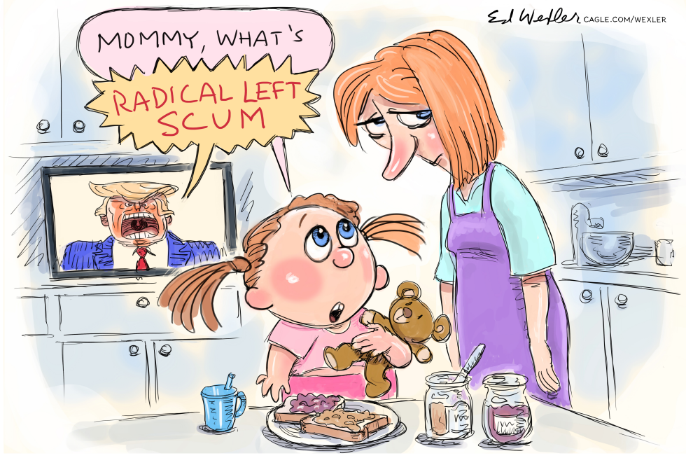 Radical Left Scum Little Girl